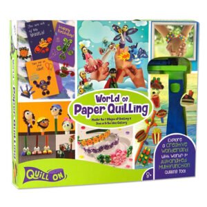 Quill On World of Paper Quilling - Fun Craft Kit - Perfect Gift for Girls and Boys of 8 Years and Above