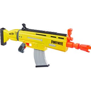 Nerf Fortnite AR-L Elite Dart Blaster, Motorized Toy Blaster, 20 Official Nerf Fortnite Elite Darts, Flip Up Sights, For Kids Ages 8 and up
