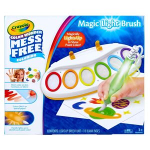 Crayola Color Wonder Magic Light Brush | Mess Free Painting Station for Kids | Ages 3+