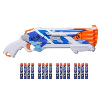 Nerf N-Strike Elite BattleCamo Rough Cut 2x4 blaster with darts